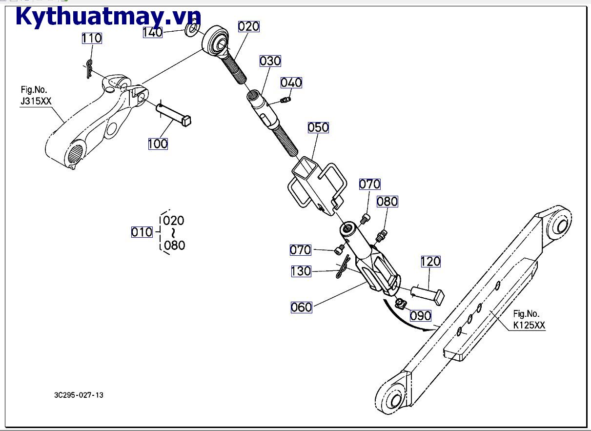 Thanh nâng bên phải ( mới) 10001 đến 49999